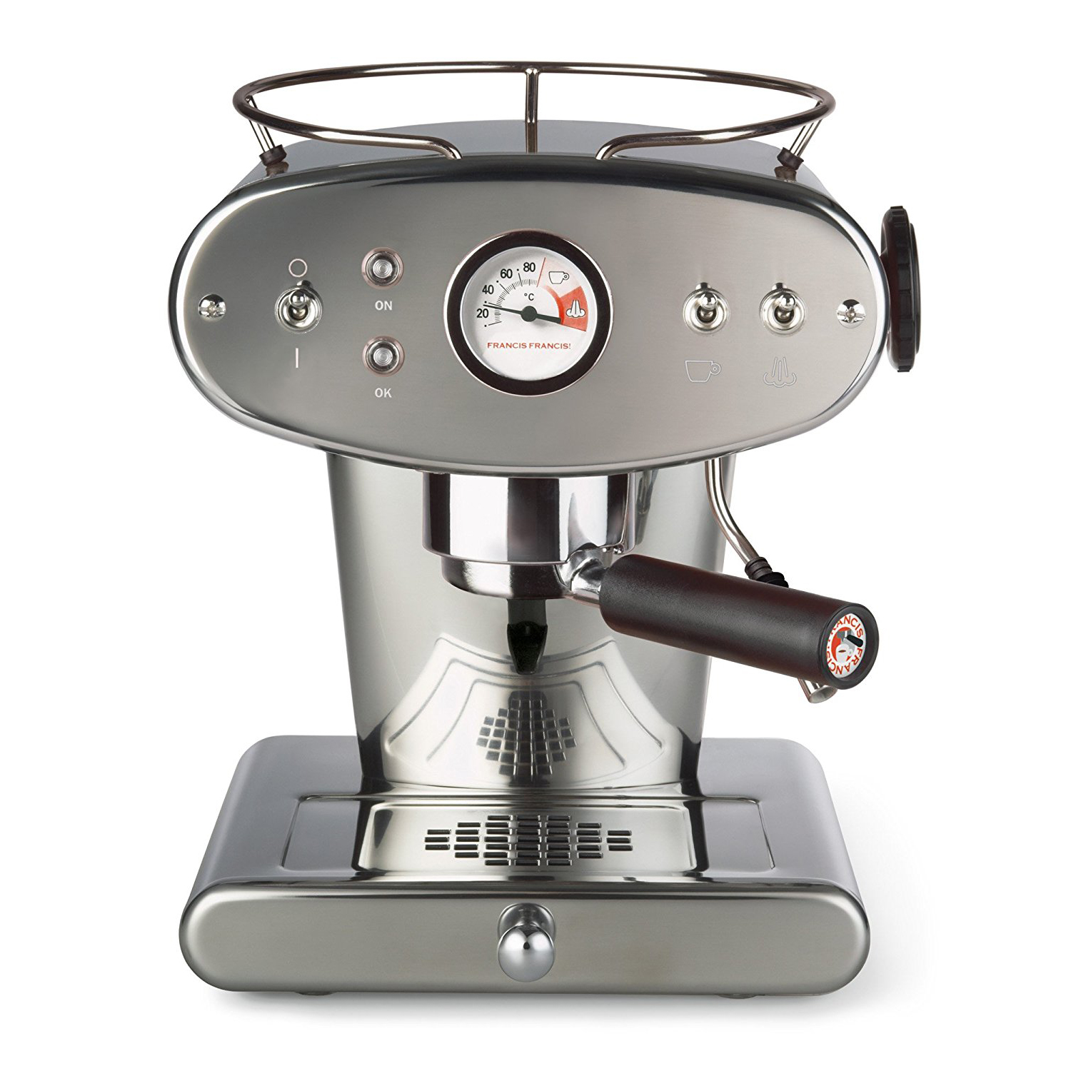 Máy Pha Cà Phê Illy Francis Francis X1 Ground Stainless Steel
