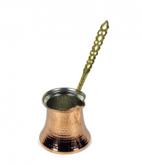 Bình pha cà phê kiểu Thổ Nhĩ Kì bằng đồng có tay cầm (1-2 ly)-0