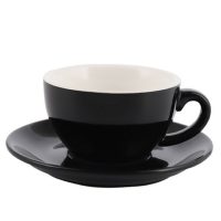 Bộ tách Cappuccino 250ml - Đen