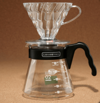 Bộ pha cà phê dripper Hario V60 - 02 Black - Japan-0