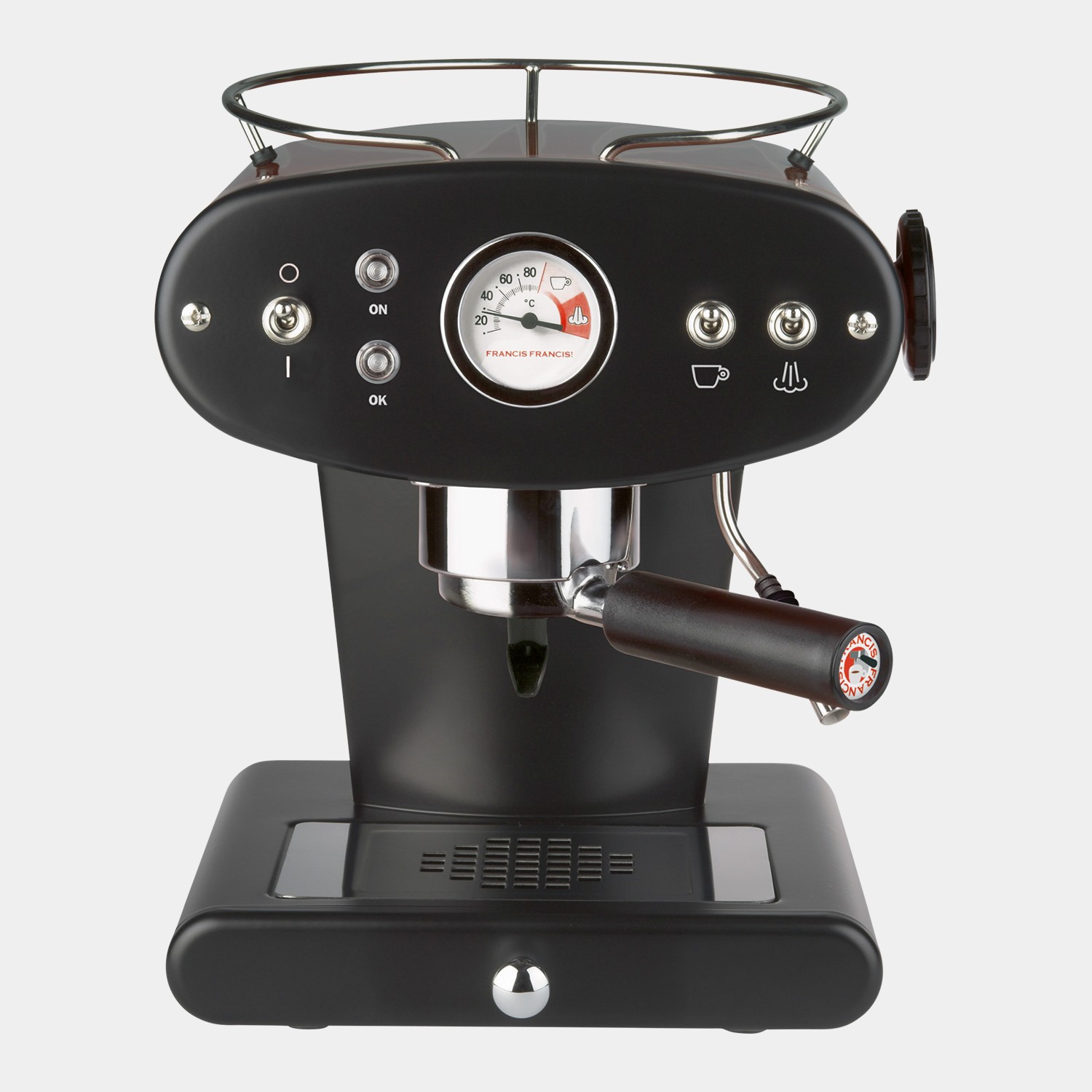 Máy Pha Cà Phê Illy Francis Francis X1 Ground Coffee Machine Black