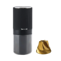 PRESSOCO Portable Electric grinder - Gen Z 38mm | USB Rechargeable -Black