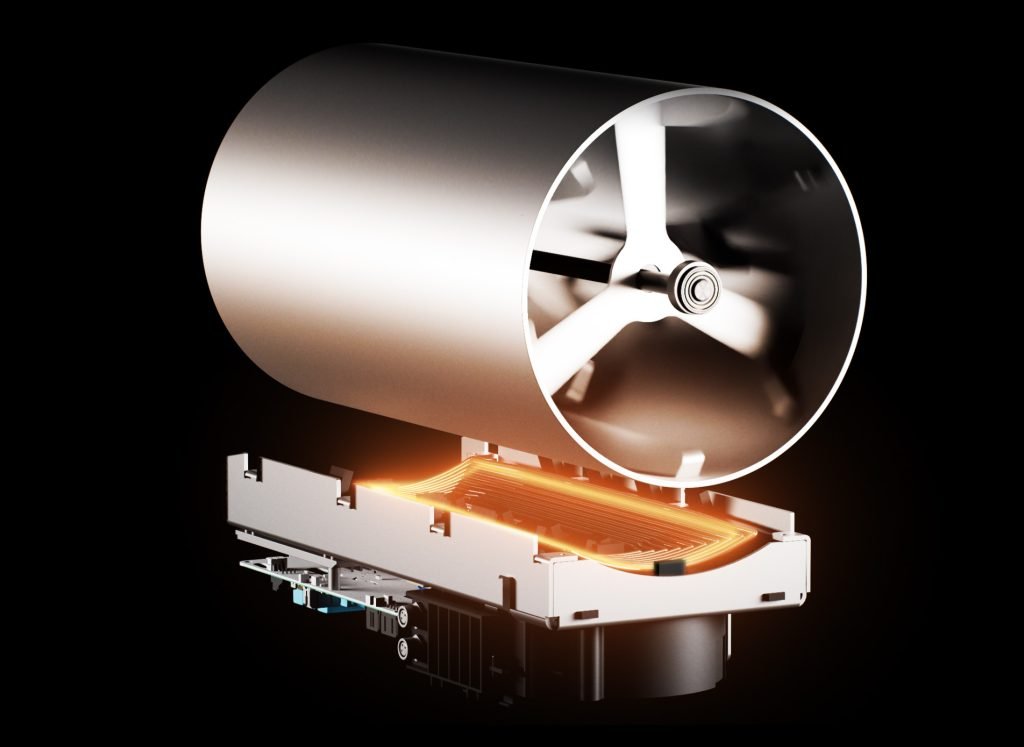 Bullet R2 Pro sử dụng gia nhiệt cảm ứng từ trường trong trống rang